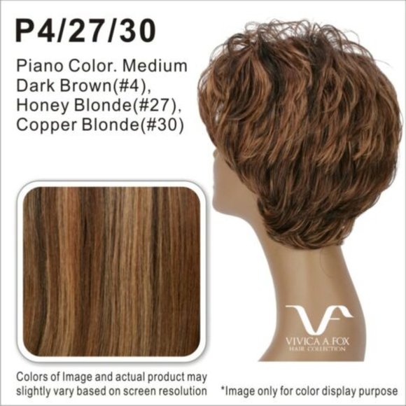 NEW H302-V VIVICA A FOX 100% HUMAN HAIR WIG - Picture 10 of 10
